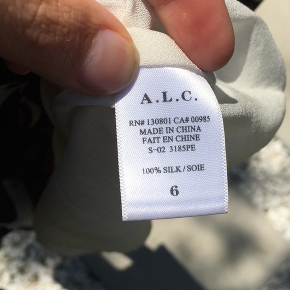 ALC Silk Skirt Size 6 - Picture 8 of 8